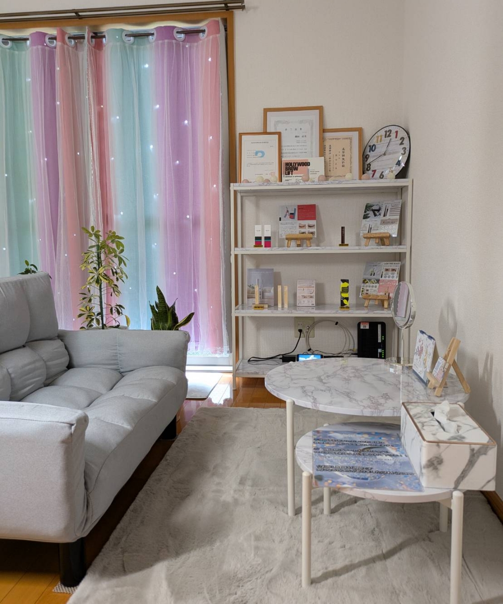 気持ちまでふっと軽くなる、心地よい個室サロン